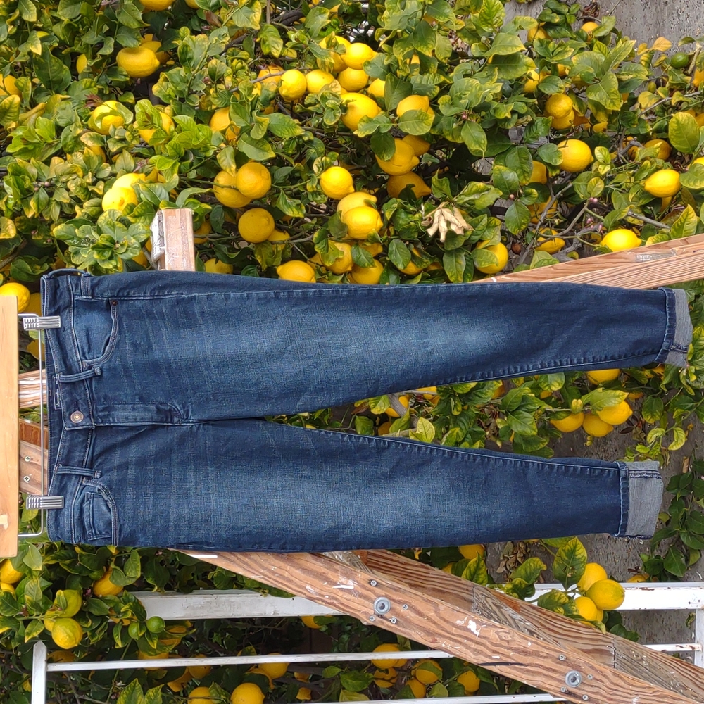 Abercrombie & Fitch Harper Super Skinny Jeans Dark Wash 27